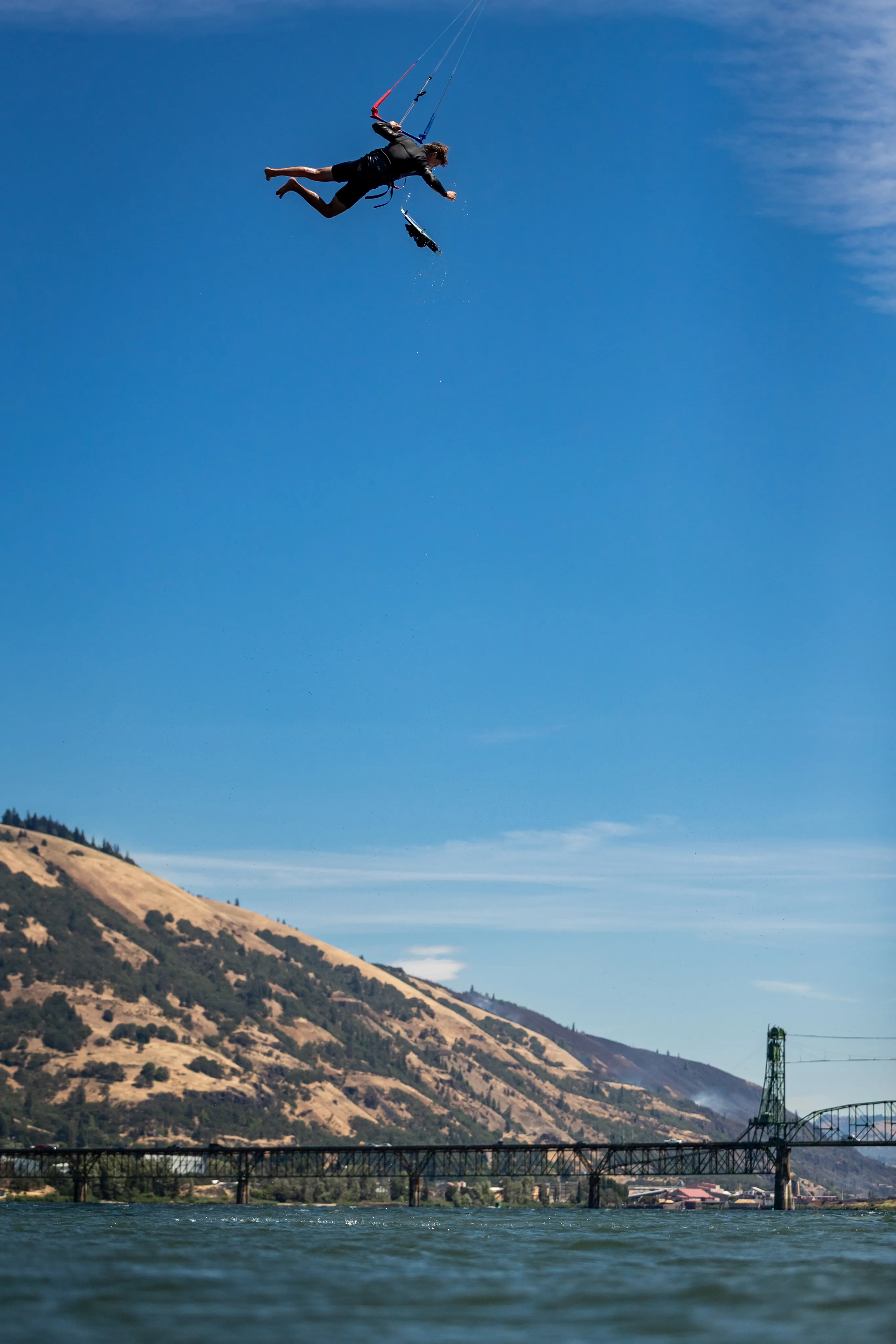 Getting sendy with a board off at the meltdown big air